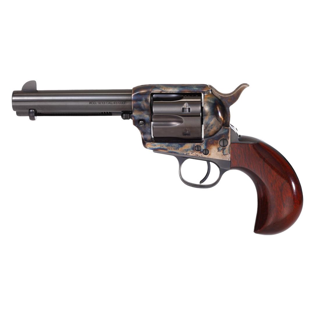 Taylor & Company 1873 Cattleman Handgun .357 Mag/.38 Spl 6rd Capacity 4.75 Blued Barrel Case Hardened Frame Wood Grip