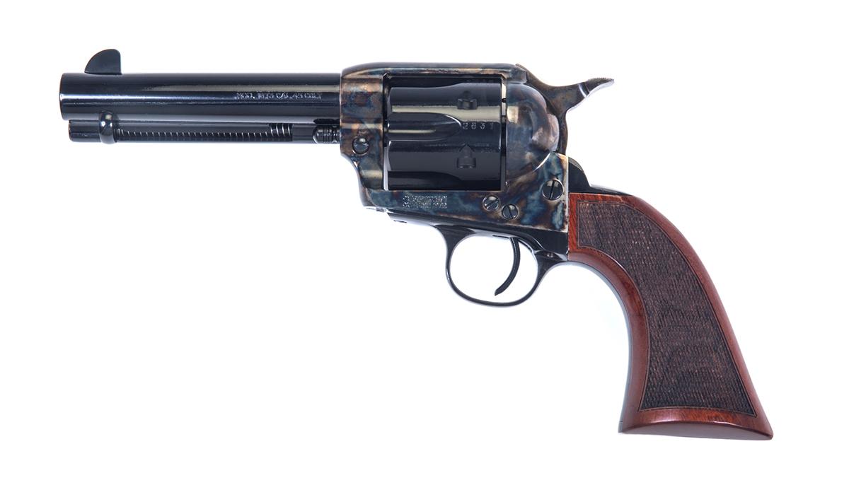 Taylor & Company Gunfighter Defender Handgun .45 Colt 6rd Capacity 4.75 Barrel Case Hardened Steel Frame
