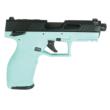 Taurus TX22 Gen 2 .22 LR Semi-Auto Pistol (Cyan/Black, Threaded Barrel, 10rd)