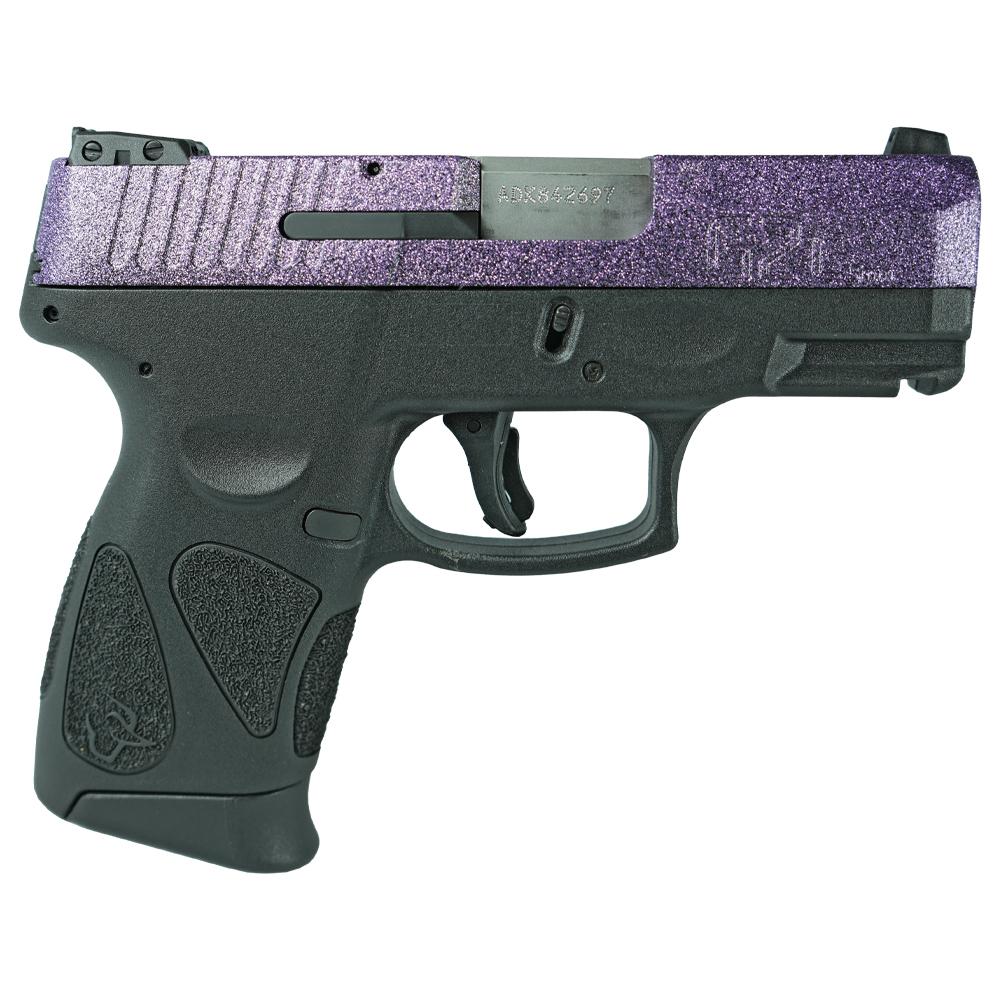 Taurus Exclusive G2C "Purple Sparkle" Handgun 9mm Luger 12rd Magazine 3.2"-img-1