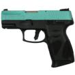 G2C 9mm BK/BK 3.2'' 2x12-ROBINS EGG BLUE GLITTER