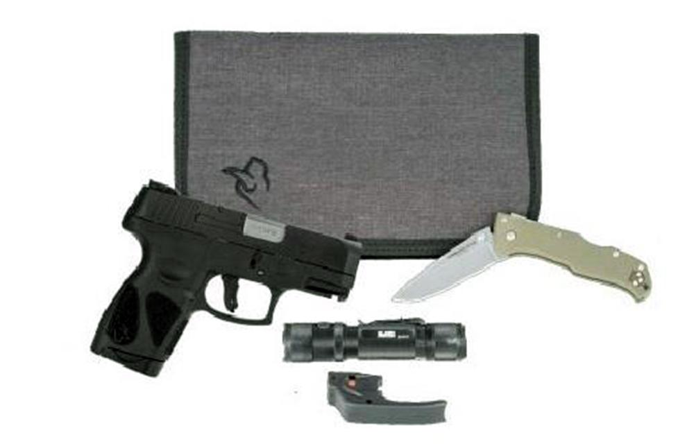 Taurus G2C Handgun 9mm Luger 12rd Magazine 3.2 Barrel Black Slide/Black-img-0