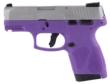 Taurus G2S 9mm Luger Semi-Automatic Handgun, 3.2" Stainless Slide / Dark Purple Grip