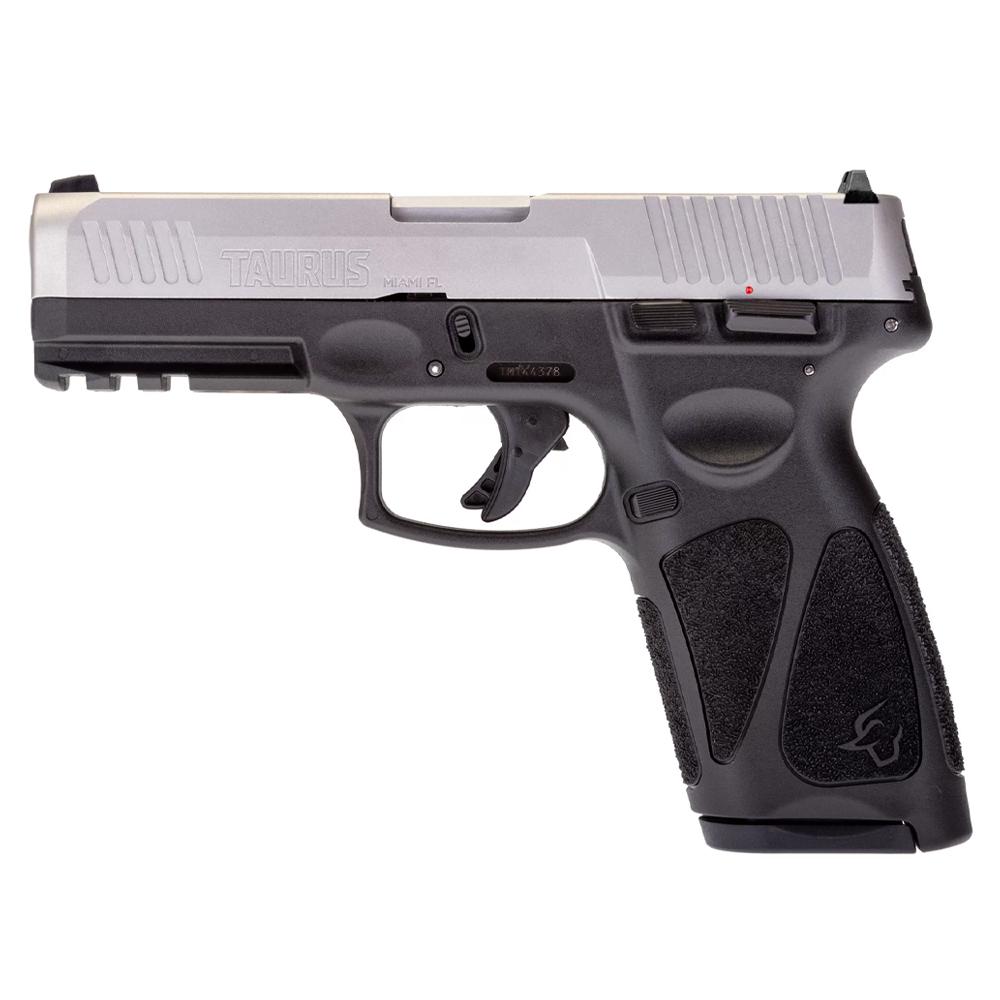 Taurus G3 Matte Stainless 9mm Luger Full Size 17rds Steel Sight 4" Barrel