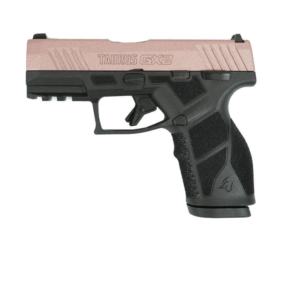 Taurus GX2 Rose Gold Glitter Handgun 9mm Luger 13rd Magazines (5) 3.38 Barrel