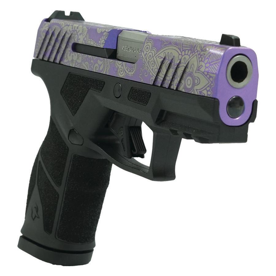 Taurus GX2 "Purple Paisley" Handgun 9mm Luger 13rd Magazines (2) 3.38" Barrel Black Frame/Custom Slide