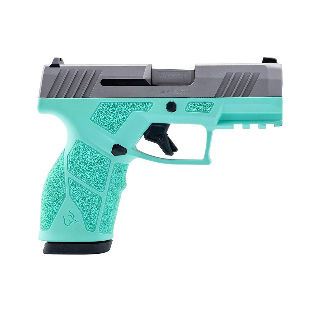 Taurus GX2 Handgun 9MM Luger 10RD Magazines (2) 3.38" Barrel Cyan Frame/Stainless Slide