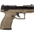 Taurus TX22 Compact 22LR 3.5" Black/OD Green Threaded Barrel Pistol (10rd)