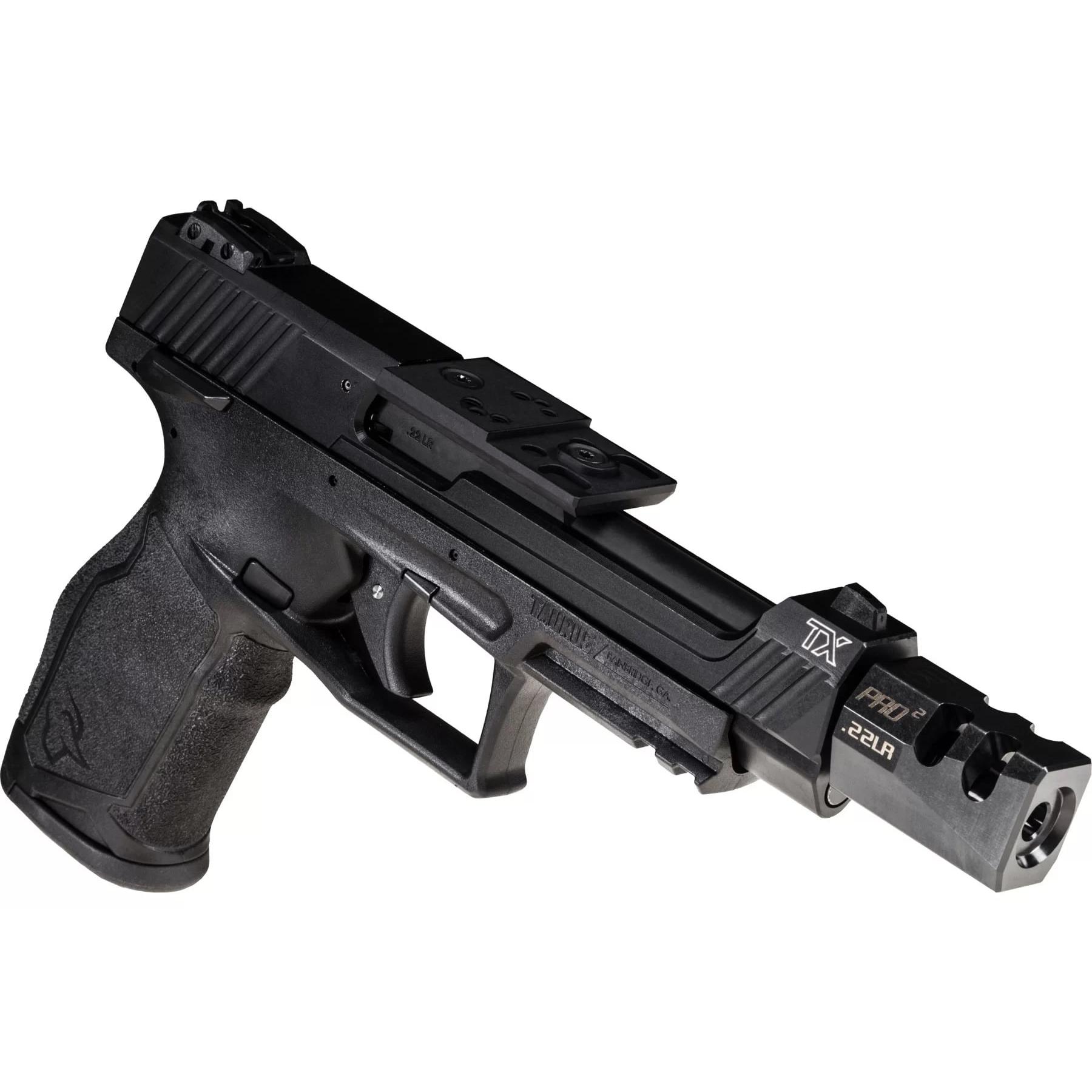 Taurus TX22 Competition SCR Handgun .22 LR 10rd Magazines(3) 5.4" Barrel Black Frame/Slide