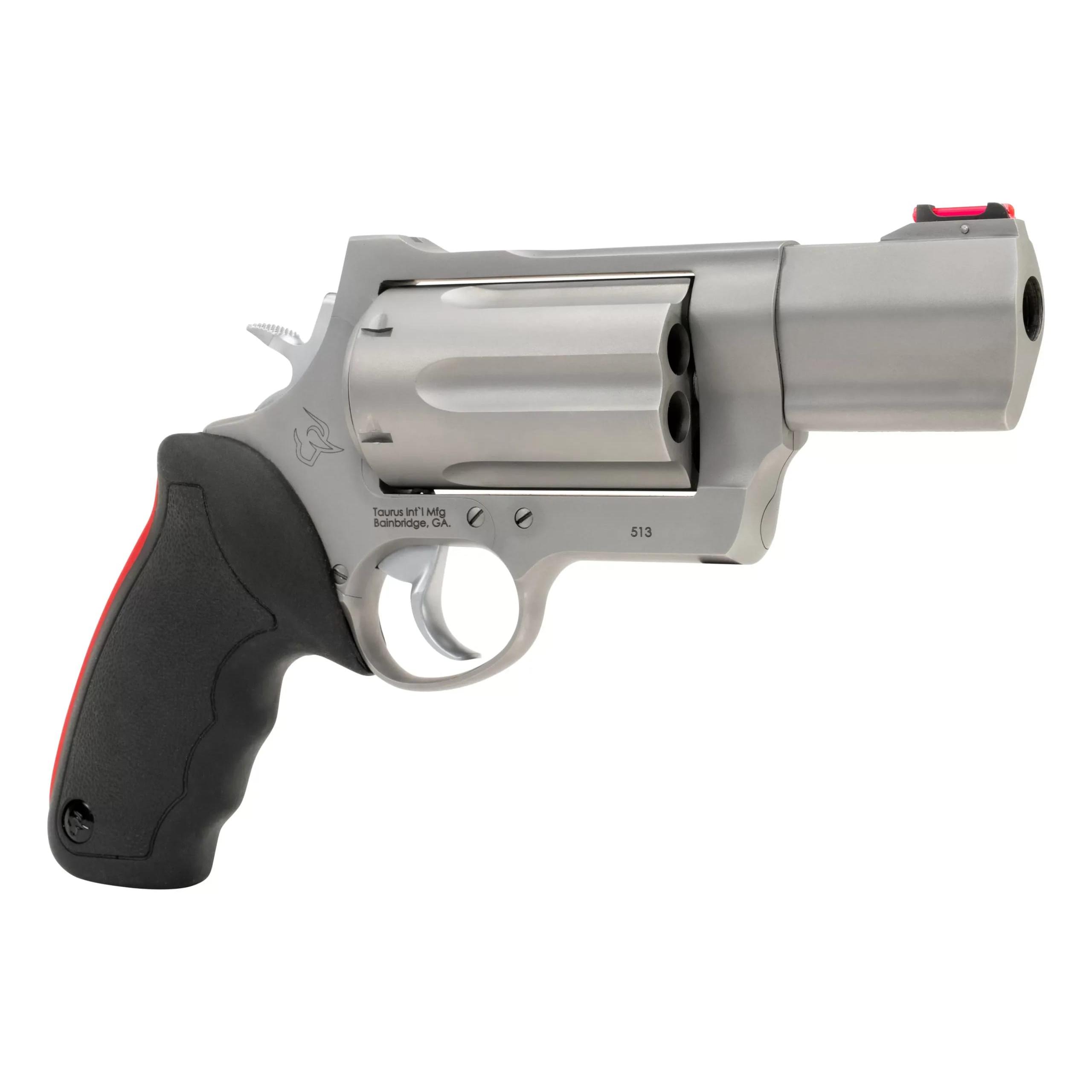Taurus 513 Raging Judge Revolver – 3" Barrel, .45 Colt/.410 Bore/.454 Casull, 6 Rounds, Stainless Steel