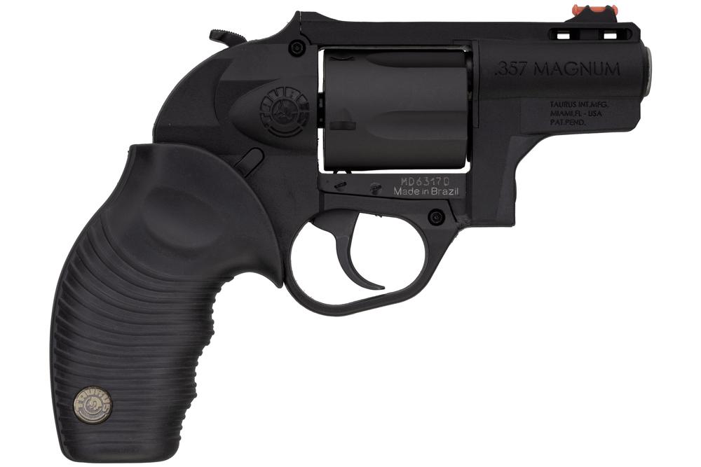 Taurus 605 Protector Black Polymer Handgun .357 Mag 5rd Capacity 2" Barrel Matte Black Oxide Finish