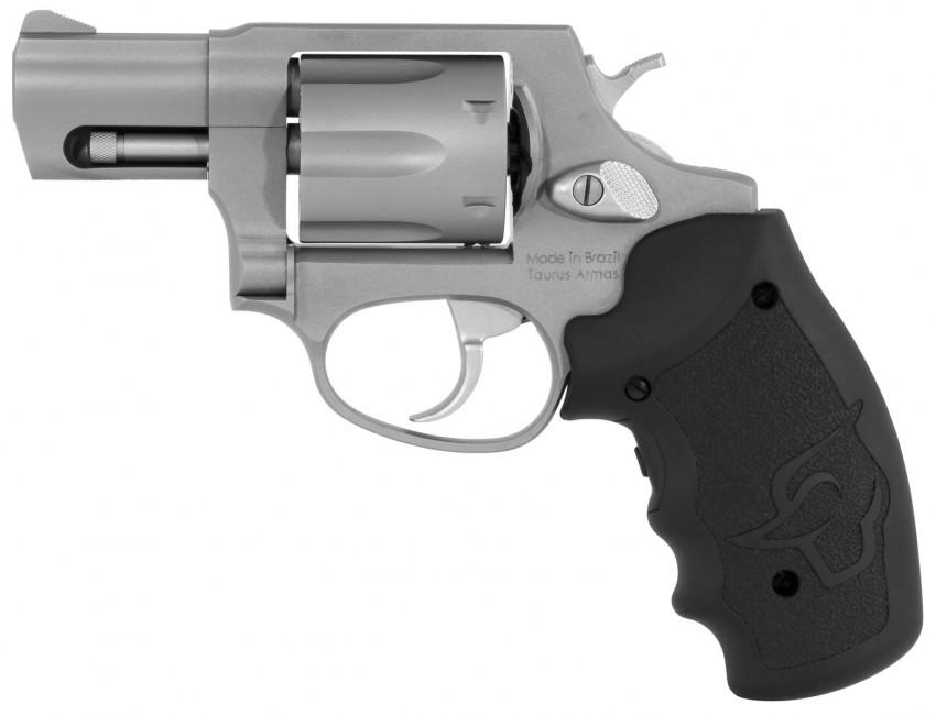 Taurus 856 Revolver, .38 Special +P, 2-Inch Barrel, 6-Round, Viridian Red Laser Grip, Matte Stainless Steel Finish