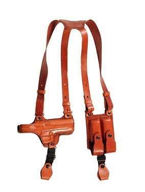 TAGUA COLT 45 BROWN RIGHTHAND SHOULDER LEATHER HOLSTER-img-0