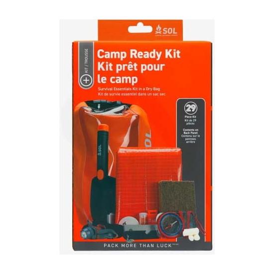 Adventure Ready 0140-1622 Camp Kit: Dry Bag, Blanket, Compass, Headlamp