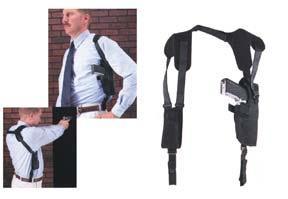 Uncle Mike's Pro-Pak Horizontal Shoulder Holsters Fits 2-3" Sm./Med. DA Revolvers (not 2" 5-Shot)