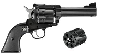 Ruger New Blackhawk Convertible SA Handgun .357 MAG/9MM Luger 6RD Capacity 4.62" Barrel Blued