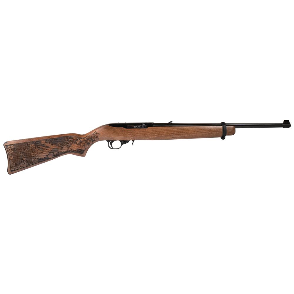 Ruger 10/22 Custom Engraved Whitetail Series Carbine Rifle .22 LR 10rd-img-0