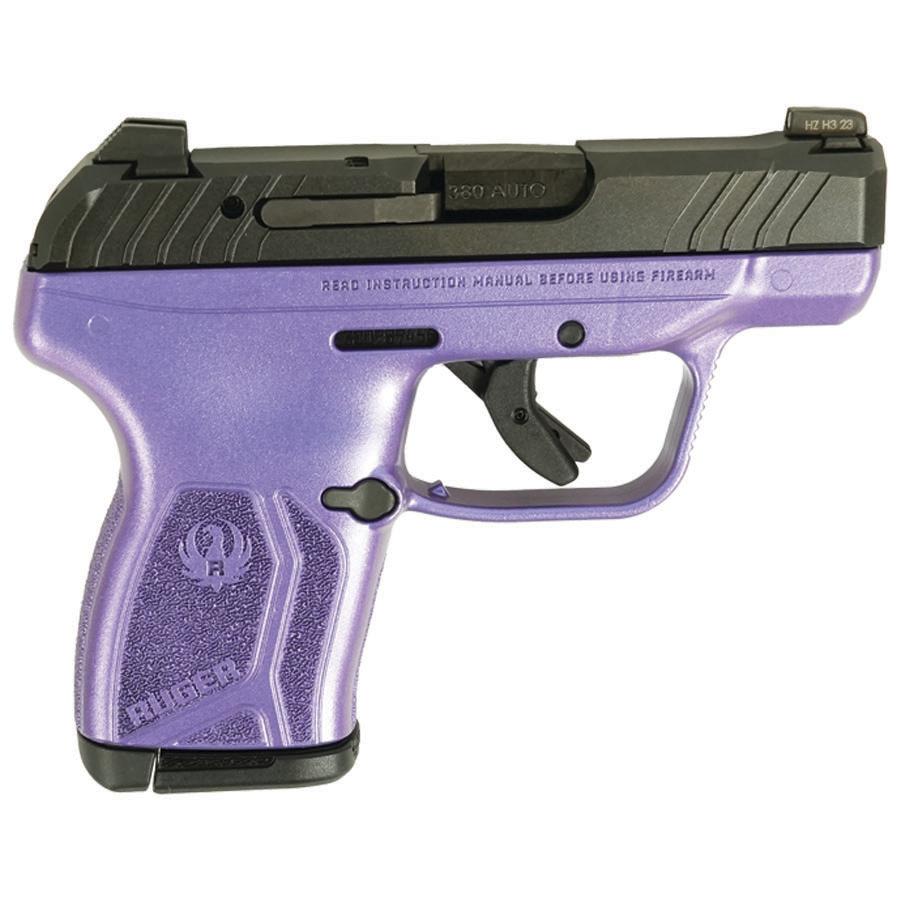 Ruger LCP 380 Max Purple Pearl Frame Handgun .380 Auto 10rd Magazine 2.75 Barrel