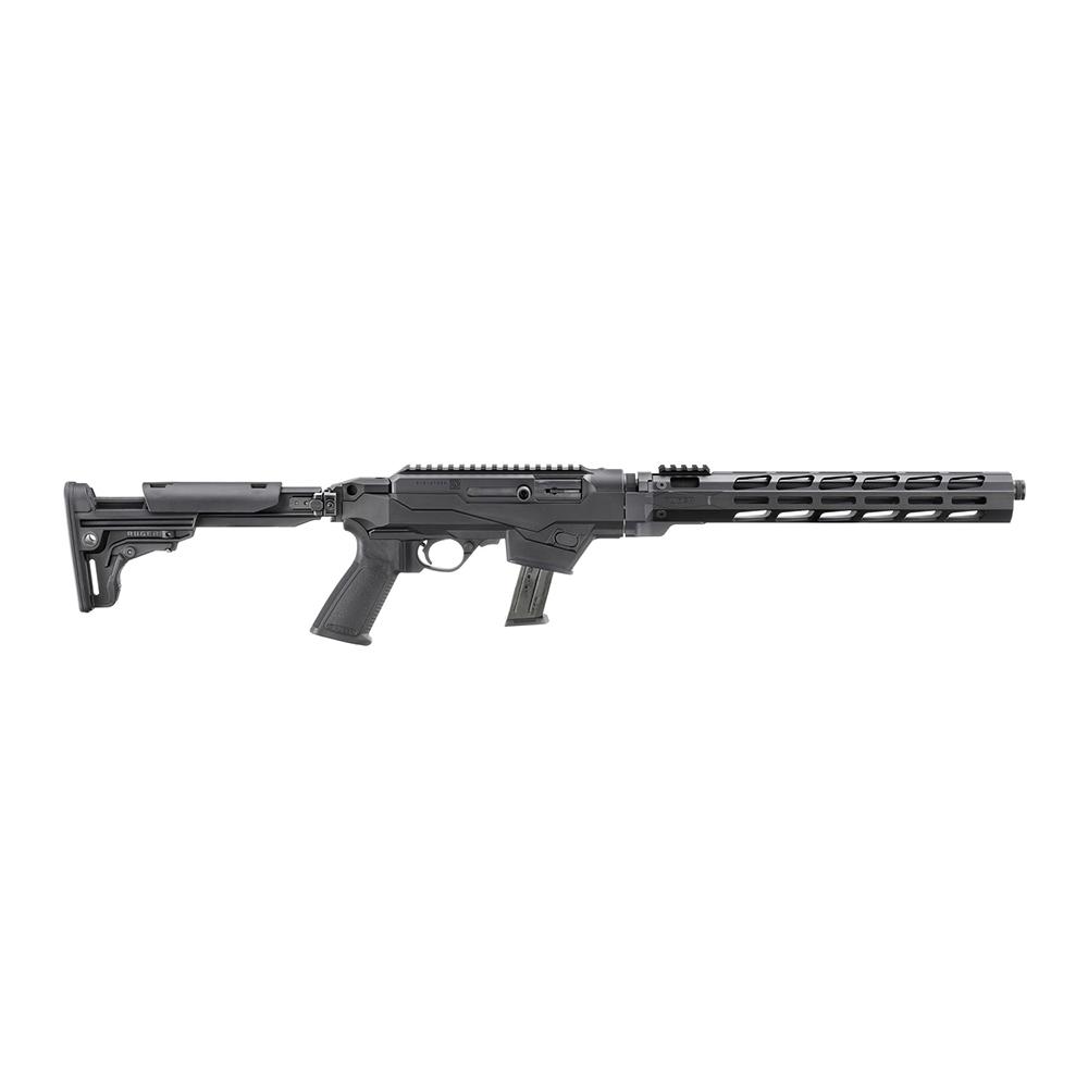 Ruger PC Carbine Chassis Model Rifle 9MM Luger 10RD Magazine 16.12" Barrel Synthetic Stock Aluminum Handguard