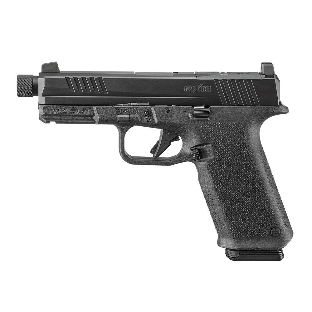 Ruger RXM Handgun 9mm Luger 17rd Magazines (2) 4.5" 1/2x28 Threaded Barrel Black OR