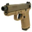 Ruger RXM 9mm 15Rd 4.5In TB Blk Poly Frame Tan Frnt NS Slide Lock
