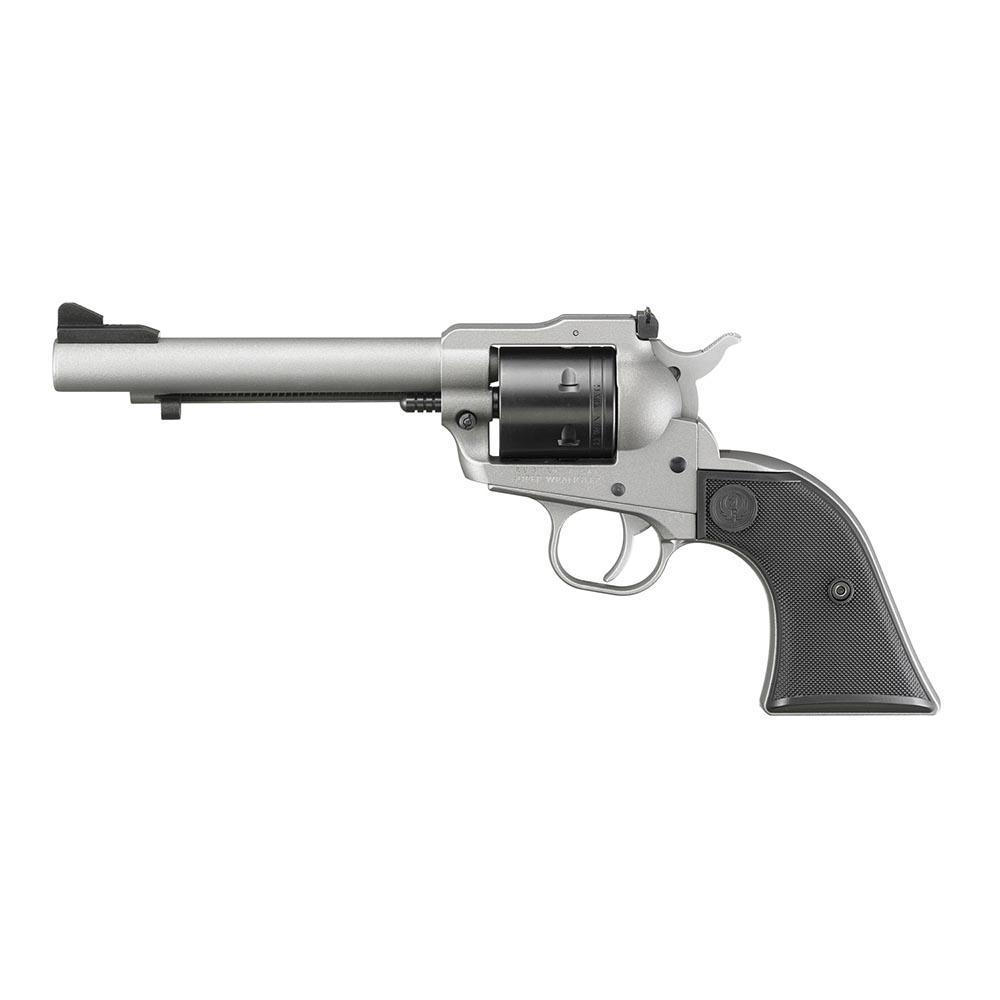 Ruger Super Wrangler Handgun .22 LR/.22 WMR 6rd Capacity 5.5" Barrel Silver Cerakote