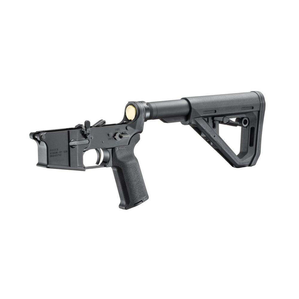 Ruger Complete AR Lower Aluminum Magpul DT Carbine Stock MOE K2 Grip Black