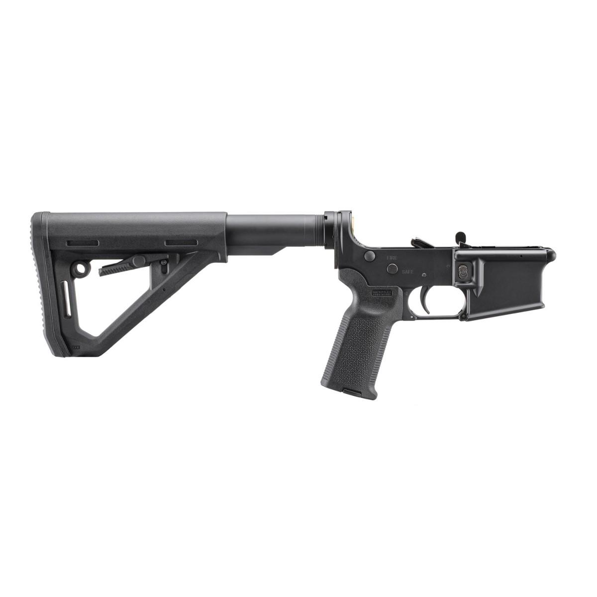 Ruger Complete AR Lower Aluminum Magpul DT Carbine Stock MOE K2 Grip Black — Lower Receiver