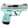 Ruger Max9 Pro OR 9mm 12rd Mag 3.2" Brl FO Sgt-REBlue Frm Crush Slvr Slide