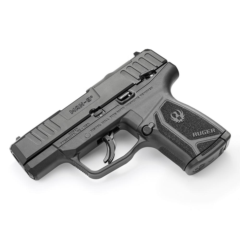 Ruger Max 9 Handgun 9mm Luger 10rd Magazine 3.2" Barrel Black OR
