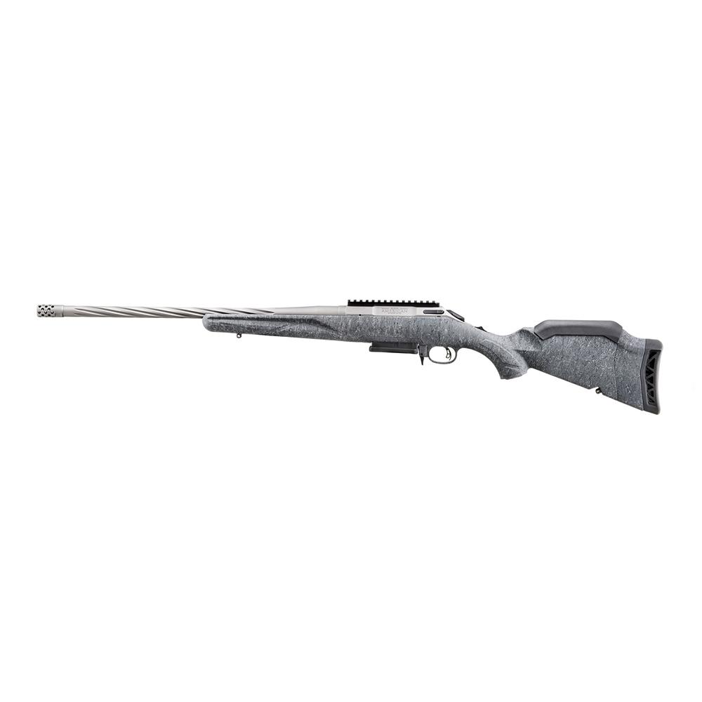 Ruger American Rifle Gen II 6.5 Creedmoor 3rd Magazine 20" Fluted Threaded Barrel Gray Splatter Stock