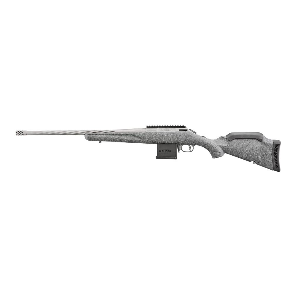 Ruger American Rifle Gen II .223 Rem 10rd Magazine 20" Fluted Threaded Barrel Gray Splatter Stock