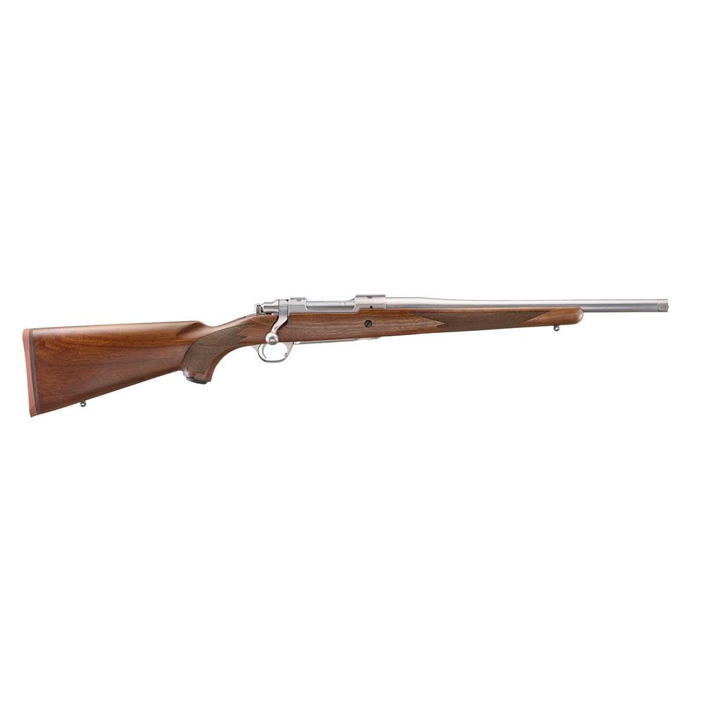 Ruger Hawkeye Hunter Rifle .358 Win 4RD Magazine 16.6" 5/8X24 Threaded Barrel Walnut Stainless Steel