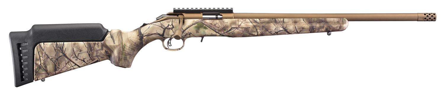 Ruger American Standard Rimfire .17HMR 9RD Magazine 18" Barrel Go Wild Camo Stock