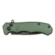 SARGE COMMAND - ARMY GREEN TURBO LOCK FOLDER 3" BLADE