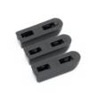 WILSON COMBAT BASE PAD STANDARD (.360") GLUE-ON BLACK 3-PK
