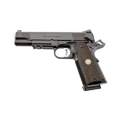 Wilson Combat CQB Lightrail Full-Size Handgun .45 ACP 8rd Magazines (2) 5" Barrel Black Armor-Tuff CA Compliant