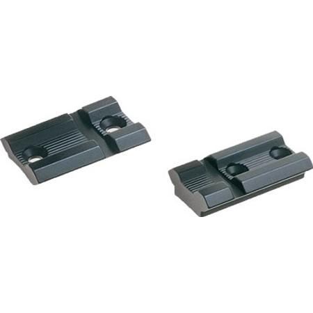 Weaver 48480 Classic Aluminum Base Pair Matte Black Savage B-Series