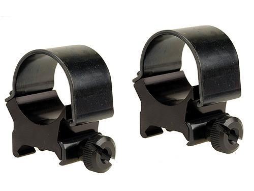 Weaver 49050 Detachable Top Mount Rings Black 1" High