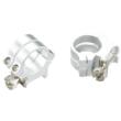 Weaver Quad Lock Detachable Scope Rings 1" High Silver