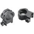 WEAVER PICATINNY FOUR HOLE RINGS 1 IN X-HIGH MATTE ( 6 PER CASE )