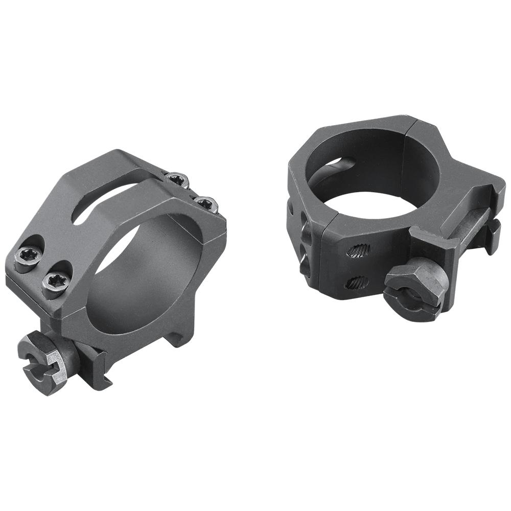 Weaver 4-Hole Tactical Picatinny Aluminum Scope Rings - Matte - 30mm Low