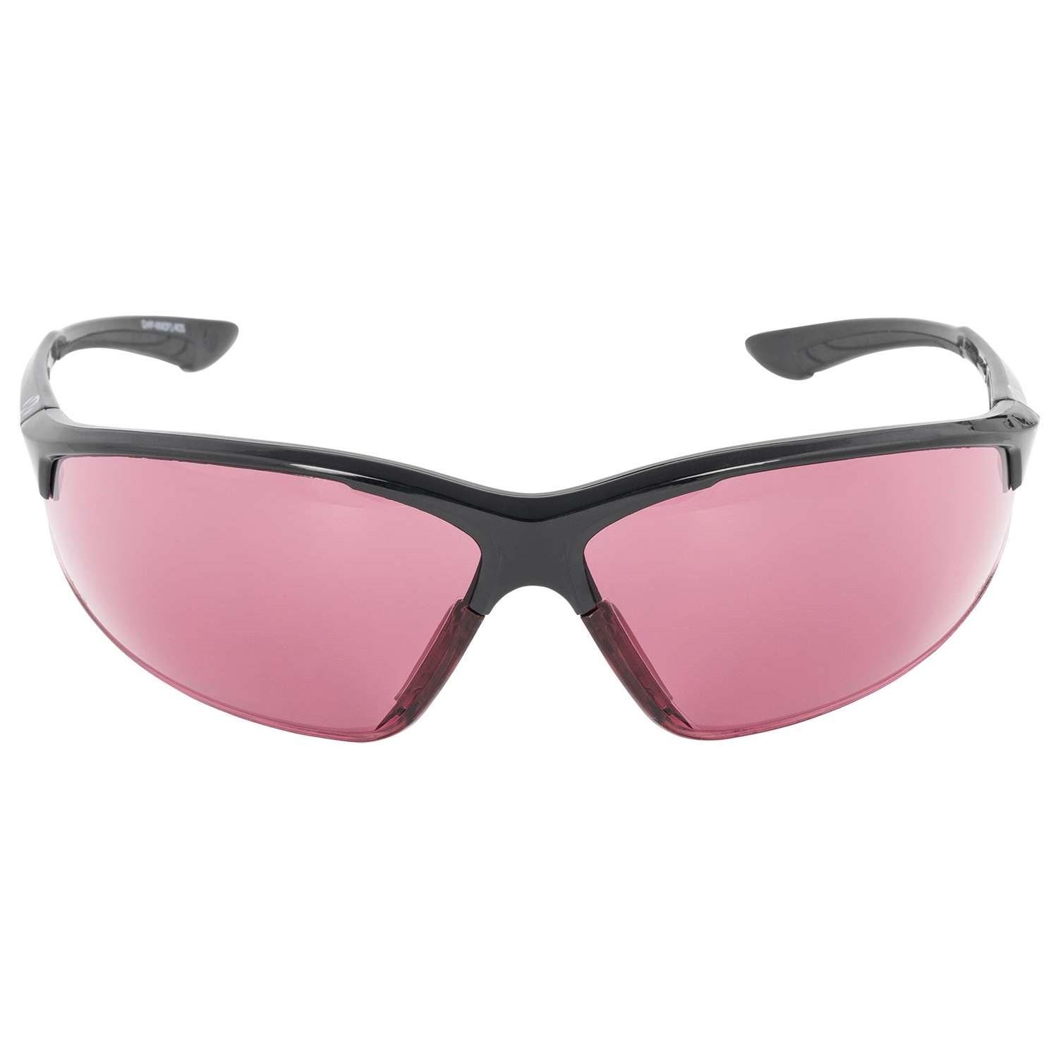 Walker's GWP-IKNOF1-ROS IKON Tanker Shooting Glasses Black/Rose Lens