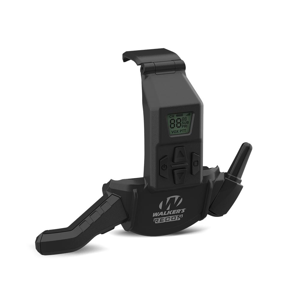 Walker's Recon Hybrid Comms Bluetooth Walkie Talkie Black Ear Muff