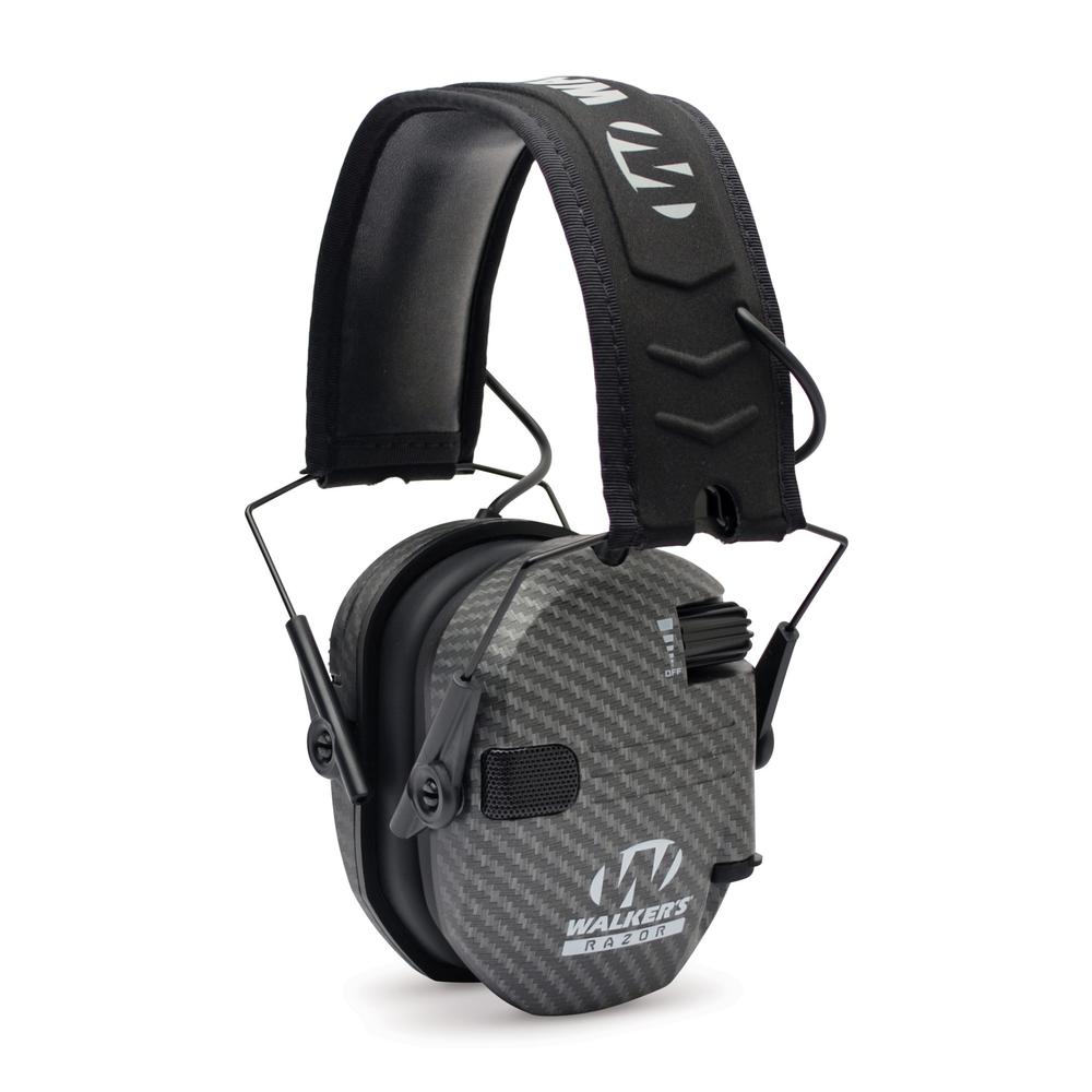 Walker's Razor Slim Shooter Folding Muff-Carbon Ear Muff