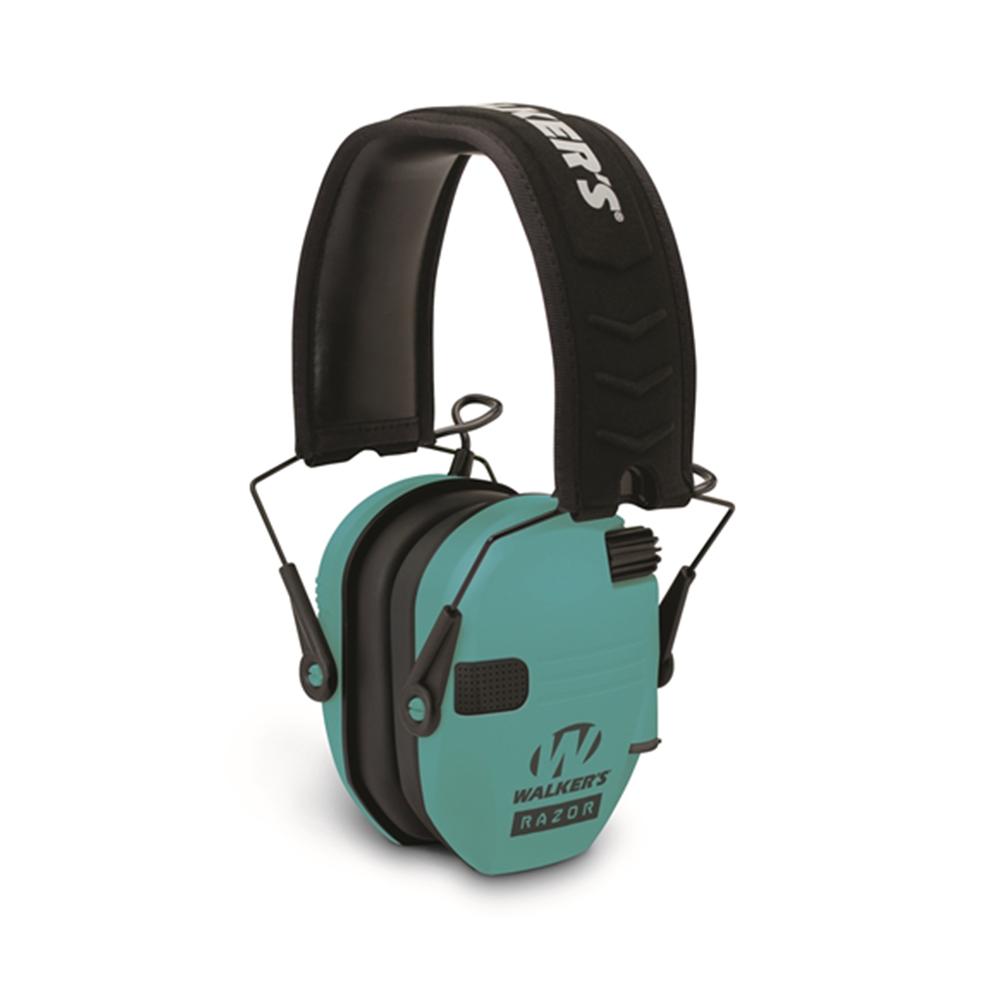 Walker's Razor Slim Shooter Folding Muff-Teal Ear Muff