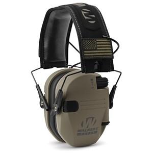 Walker's Razor Patriot Series Razor Slim Electronic Muff 23 NRR FDE American Flag Ear Muff