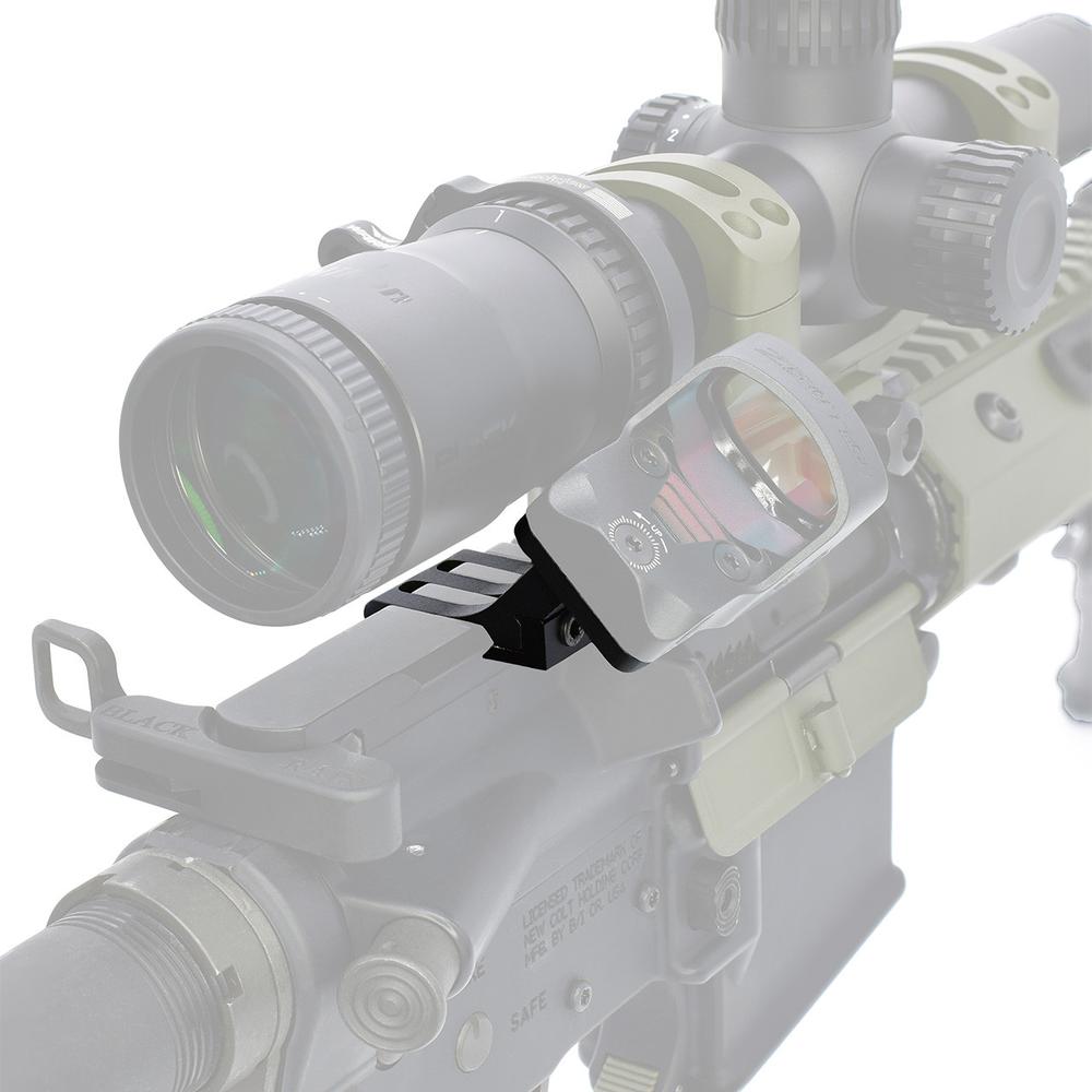 Warne Red-Dot Riser 45 deg Offset Reflex Mount - Right Hand