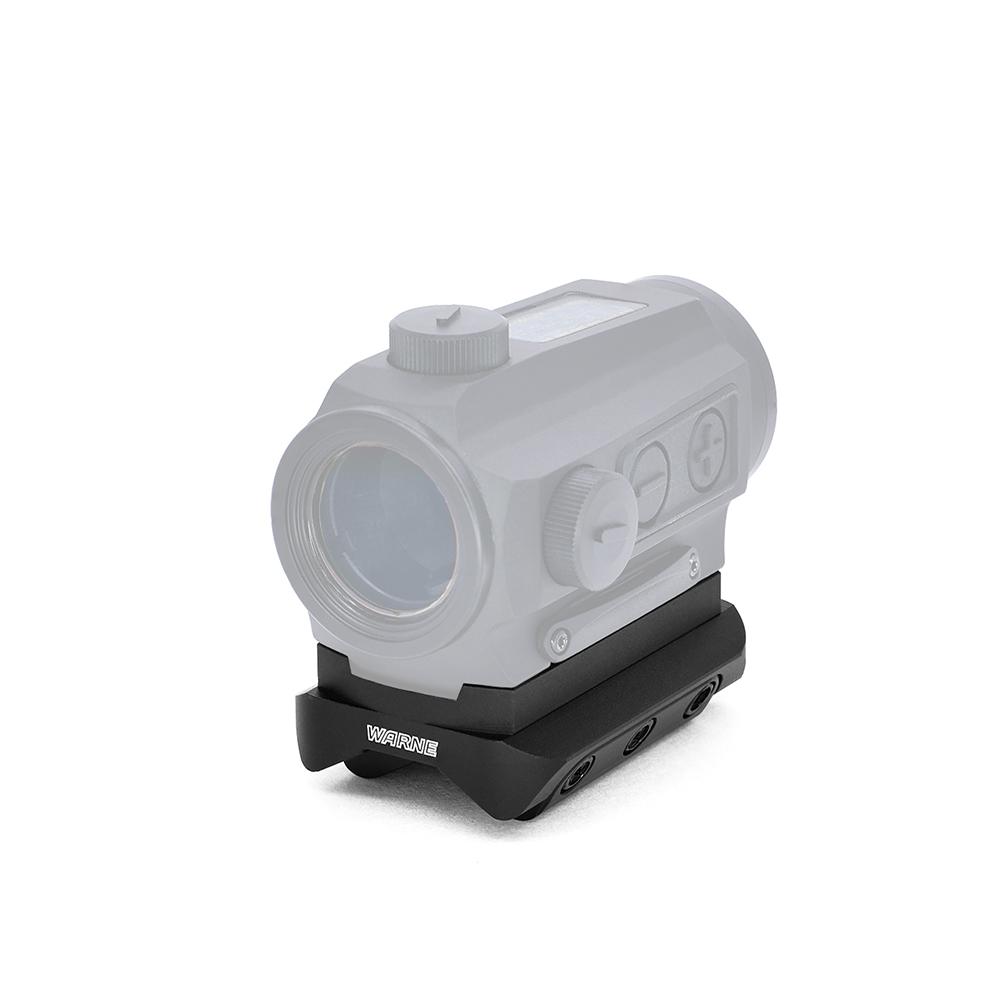 Warne Shotgun Rib Mount for Aimpoint T1-T2 Red Dot Black - MOUNT ONLY