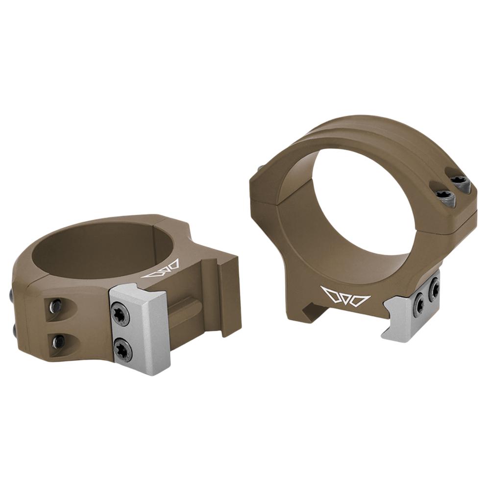 Warne 8520DE Hyperlite Scope Rings Dark Earth 34mm Low